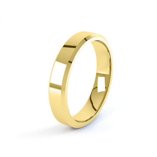 Bevelled Wedding Ring